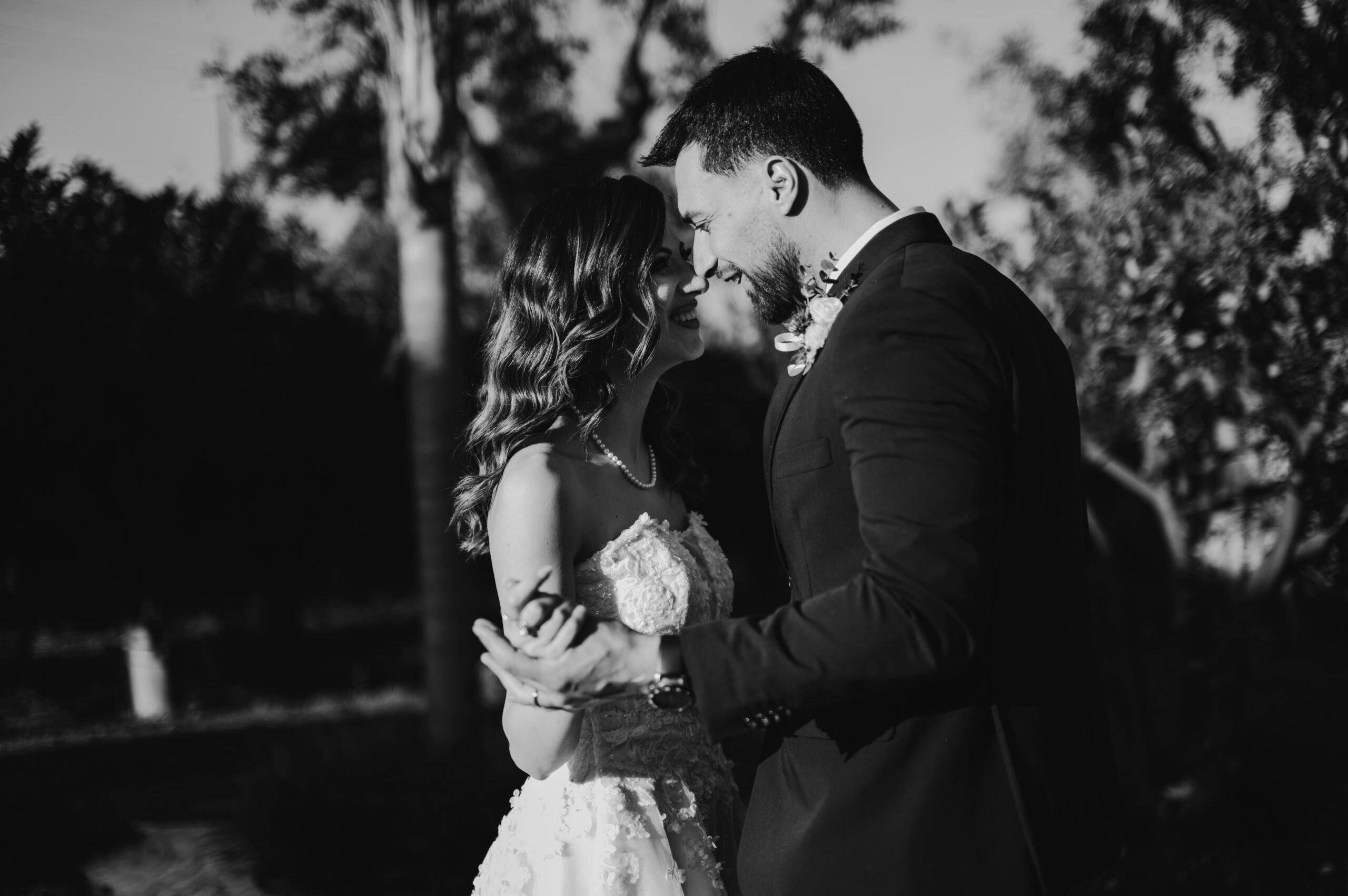 Bride and Groom in Sicily