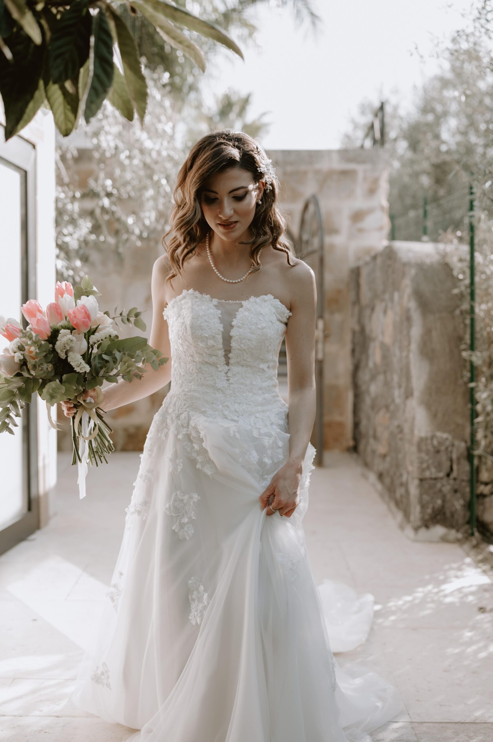 Sicilian Bride entrance wedding